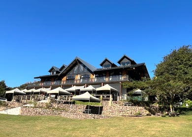 Beautiful venue of Aruka Studio Aesthetics & Wellness in Outer West Durban, Kwazulu-natal, ZA with lush greenery.