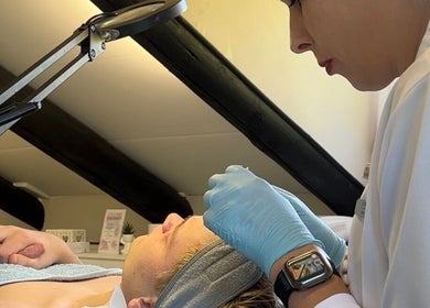 Professional facial treatment at Aruka Studio Aesthetics & Wellness, Outer West Durban, Kwazulu-natal, ZA.