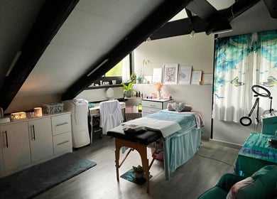 Cozy treatment room at Aruka Studio Aesthetics & Wellness in Outer West Durban, Kwazulu-natal, ZA, offering serene ambiance.