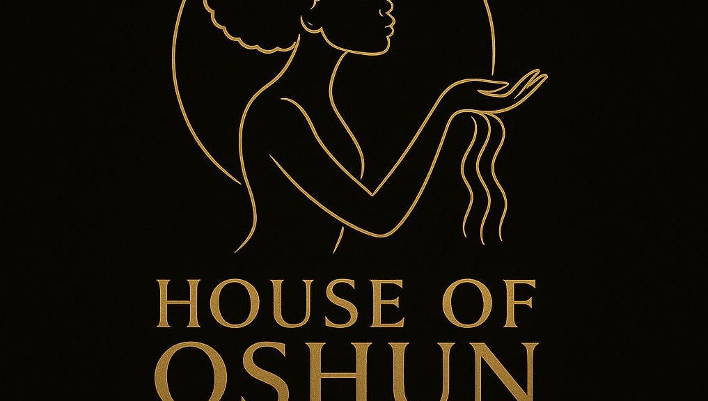 Elegant logo of House Of Oshun Beauty, located at Race Course, Clarendon, JM.