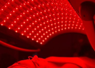 Trattamento LED rosso presso Sublime esthetique prati, Roma, Lazio, IT per il benessere della pelle.