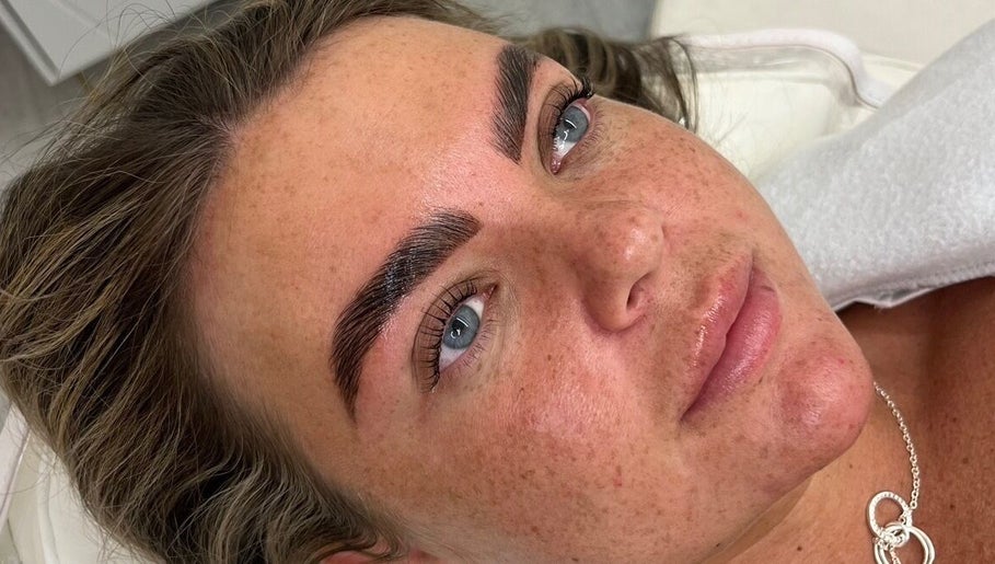 Eyebrow treatment at Pretty Little Lashes, Newcastle upon Tyne, England, GB, enhancing natural beauty.