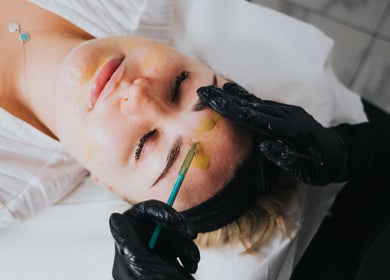 Facial treatment at Laura Sedge Beauty & Cosmetics, Morecambe, GB, highlighting expert skincare.