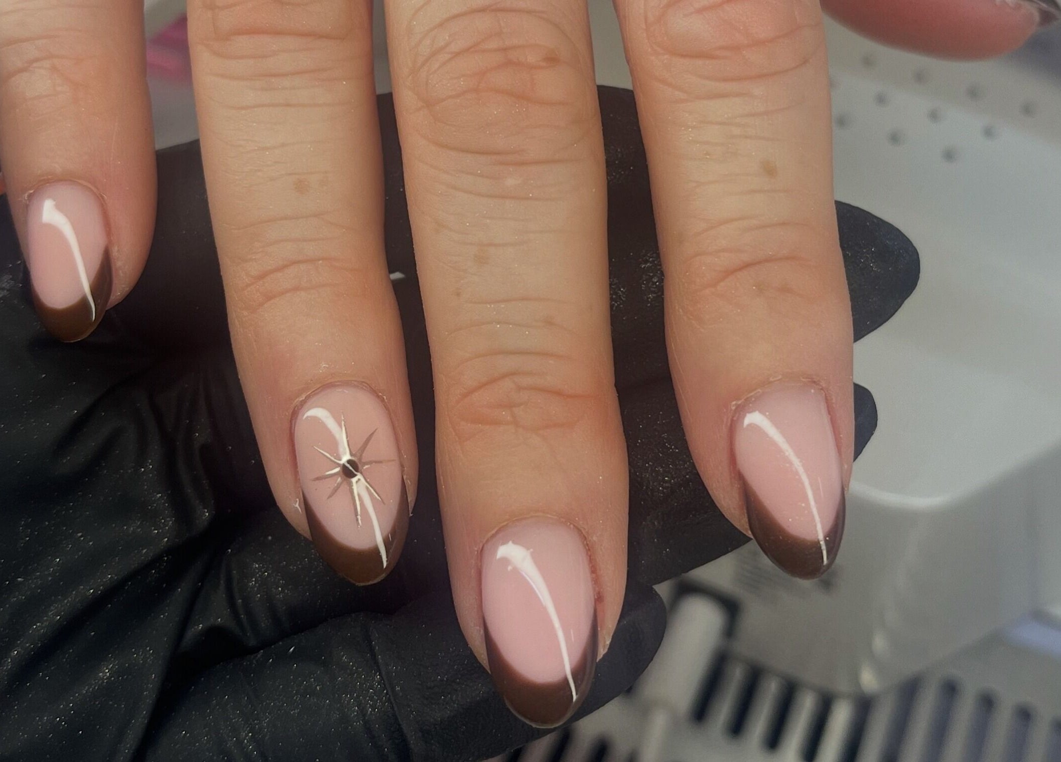 Stunning nail art at Nails by Ciara Prout in Thurles, County Tipperary, IE showcasing a chic manicure style.
