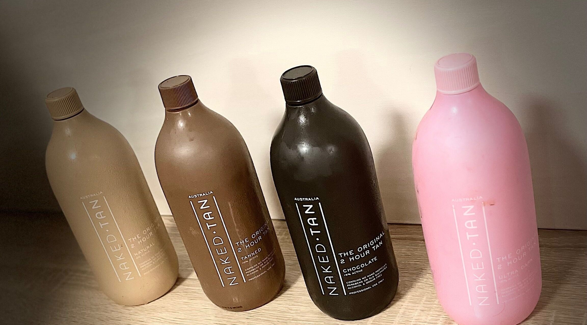 Naked Tan products at Good Times & Tan Lines, Runaway Bay, Queensland, AU offer diverse tanning solutions.