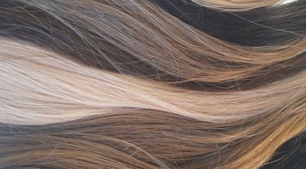 Close-up of silky ombre hair strands at Gold Coast Mobile Hair & Beauty, Southport, Queensland, AU.
