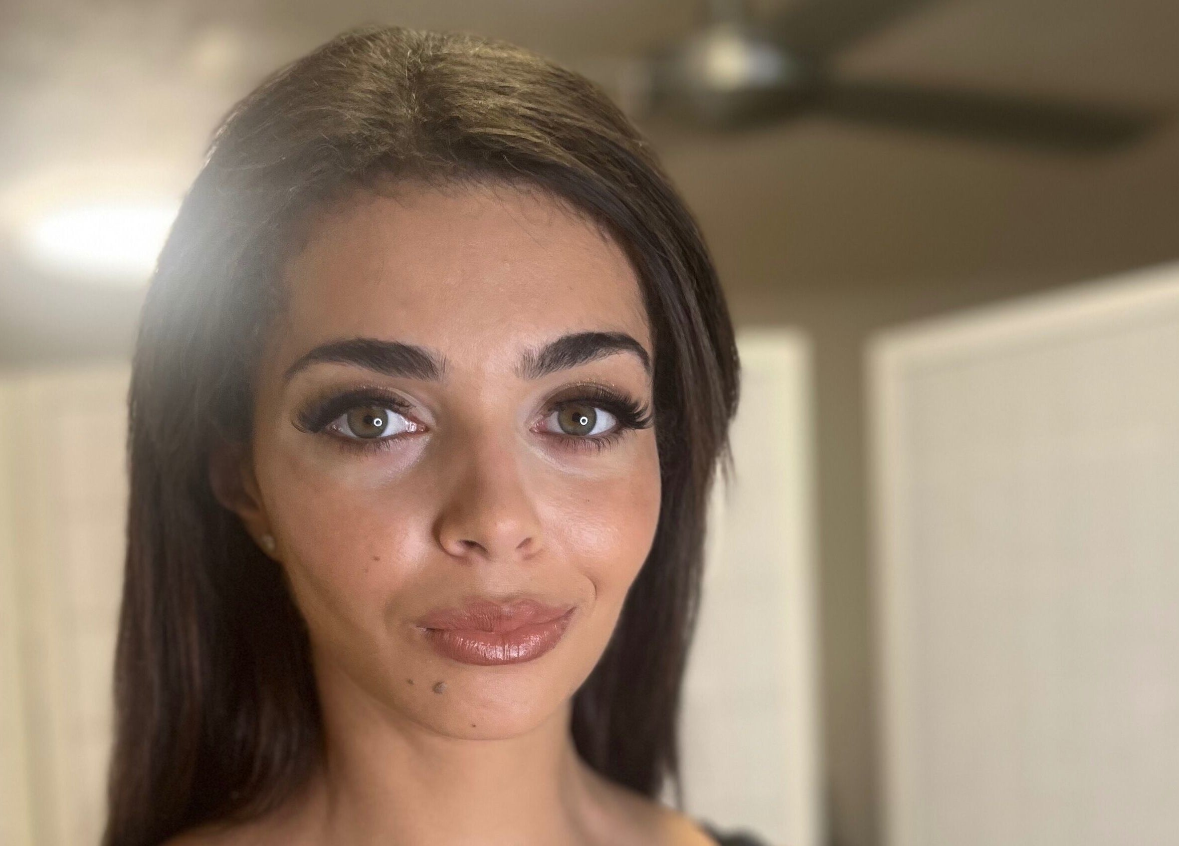 Model showcasing elegant makeup by Jamie Elle Hair & Makeup (Mobile), Southport, Queensland, AU.