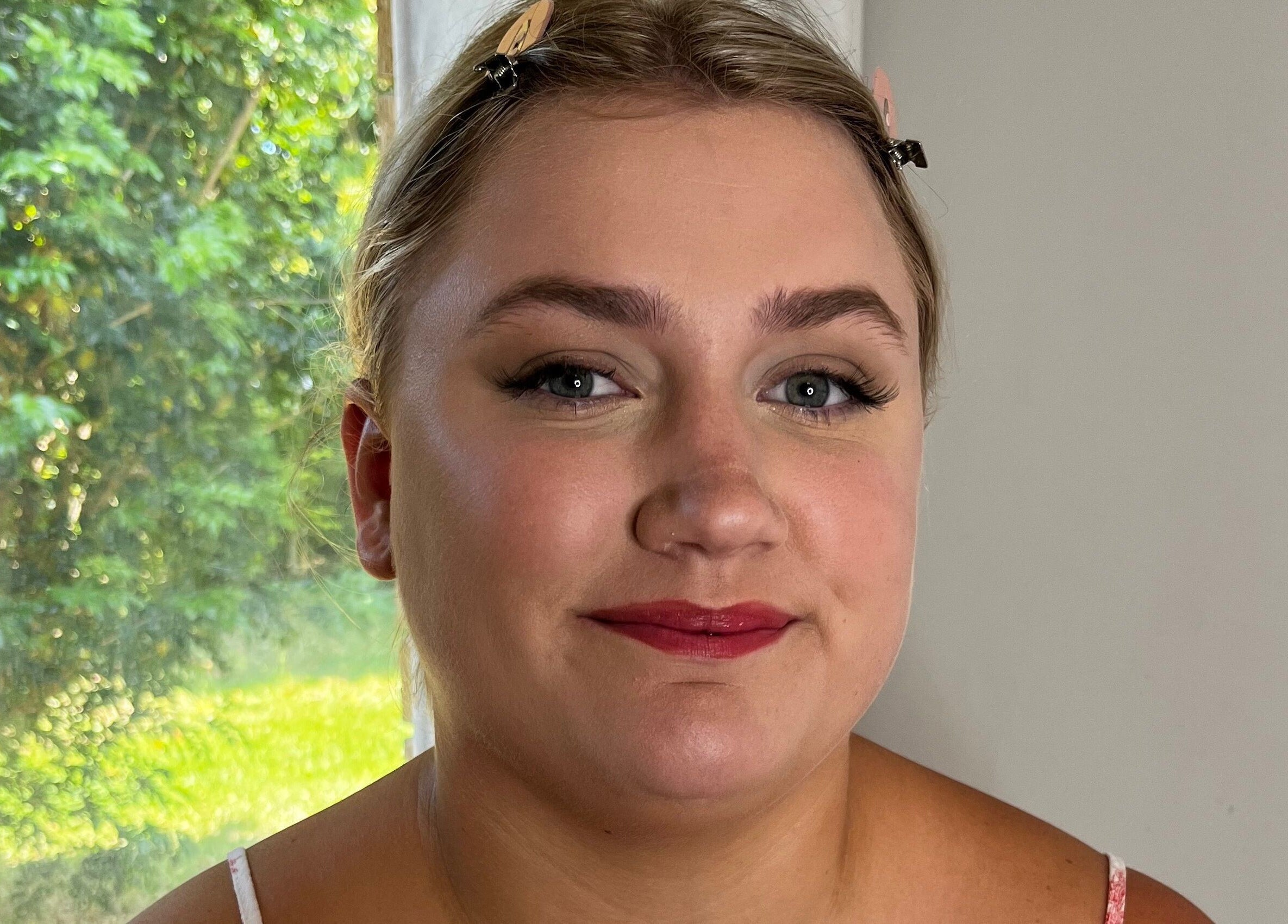 Makeup look by Jamie Elle Hair & Makeup (Mobile), Southport, Queensland, AU with natural light backdrop.