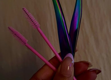Colorful beauty tools at Samaj Beauty Projects in Cape Town, Western Cape, ZA.