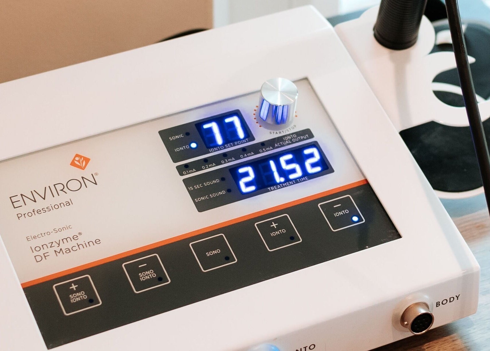 Ionzyme DF Machine at Bare Faced by Elle, Middlesbrough, England, GB.