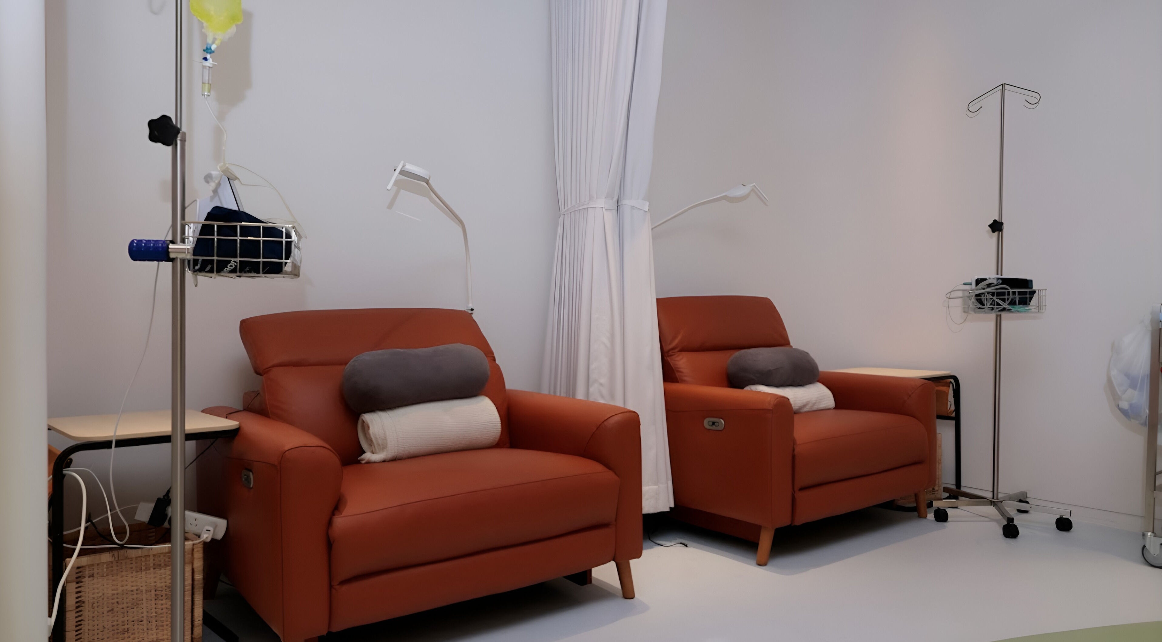 Relaxing lounge chairs at Internal Clinic, Chatswood, New South Wales, AU, perfect for wellness treatments.