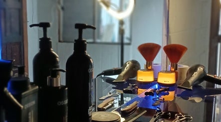 Herramientas de peluquería en Fade Herrera, Antigua Guatemala, Sacatepéquez, GT.