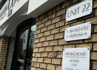 Lauren O Sullivan Makeup venue exterior with signage, Killarney, County Kerry, IE.
