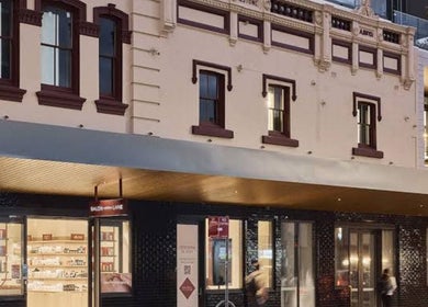 The Colour House exterior in Sydney, New South Wales, AU, featuring classic architecture.