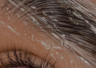 Close-up of a styled eyelash at RESET BEAUTY BAR BRISBANE, Milton, Queensland, AU.