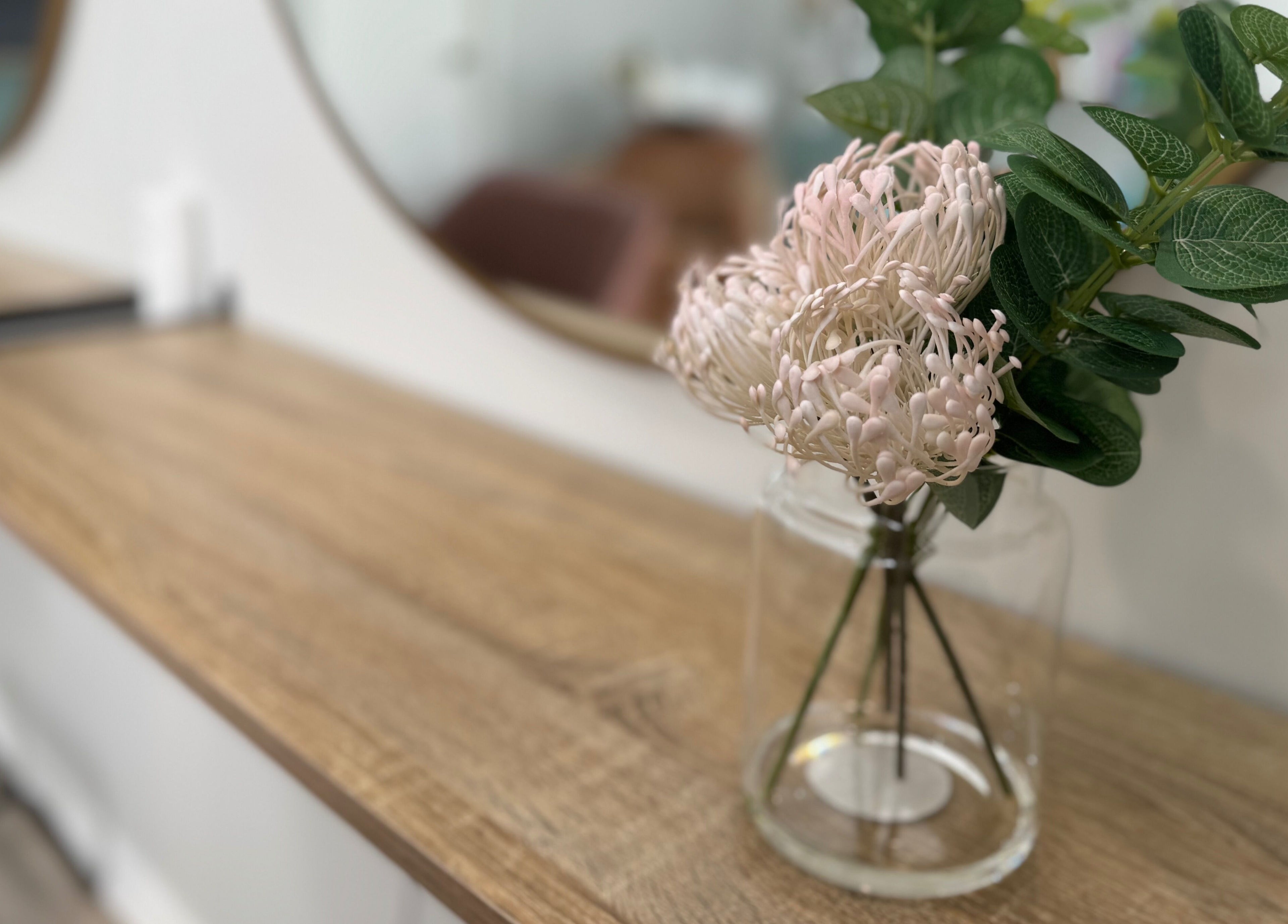 Elegant flower in vase at Studio 12 - Hair By Fiona, Thornlands, Queensland, AU.