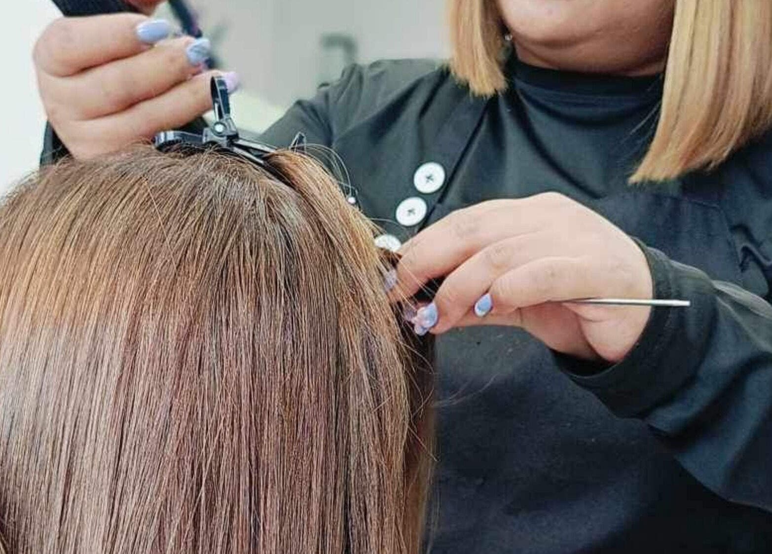 Hair styling at Daily Lounge Salon, Makati, Metro Manila, PH showcasing professional care.