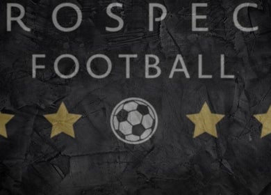 Prospect Football logo with stars and soccer ball in Worcester Park, England, GB.