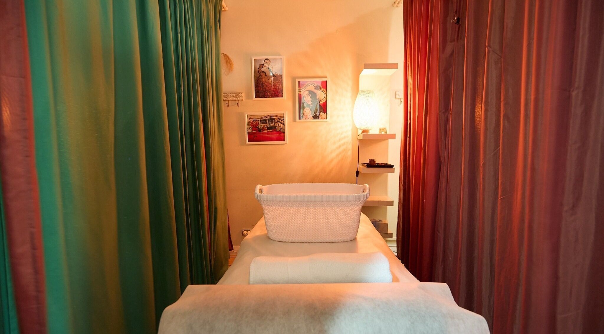 Peaceful massage room at Body Stimulants Beauty and Massage Centre, Newtown, New South Wales, AU.