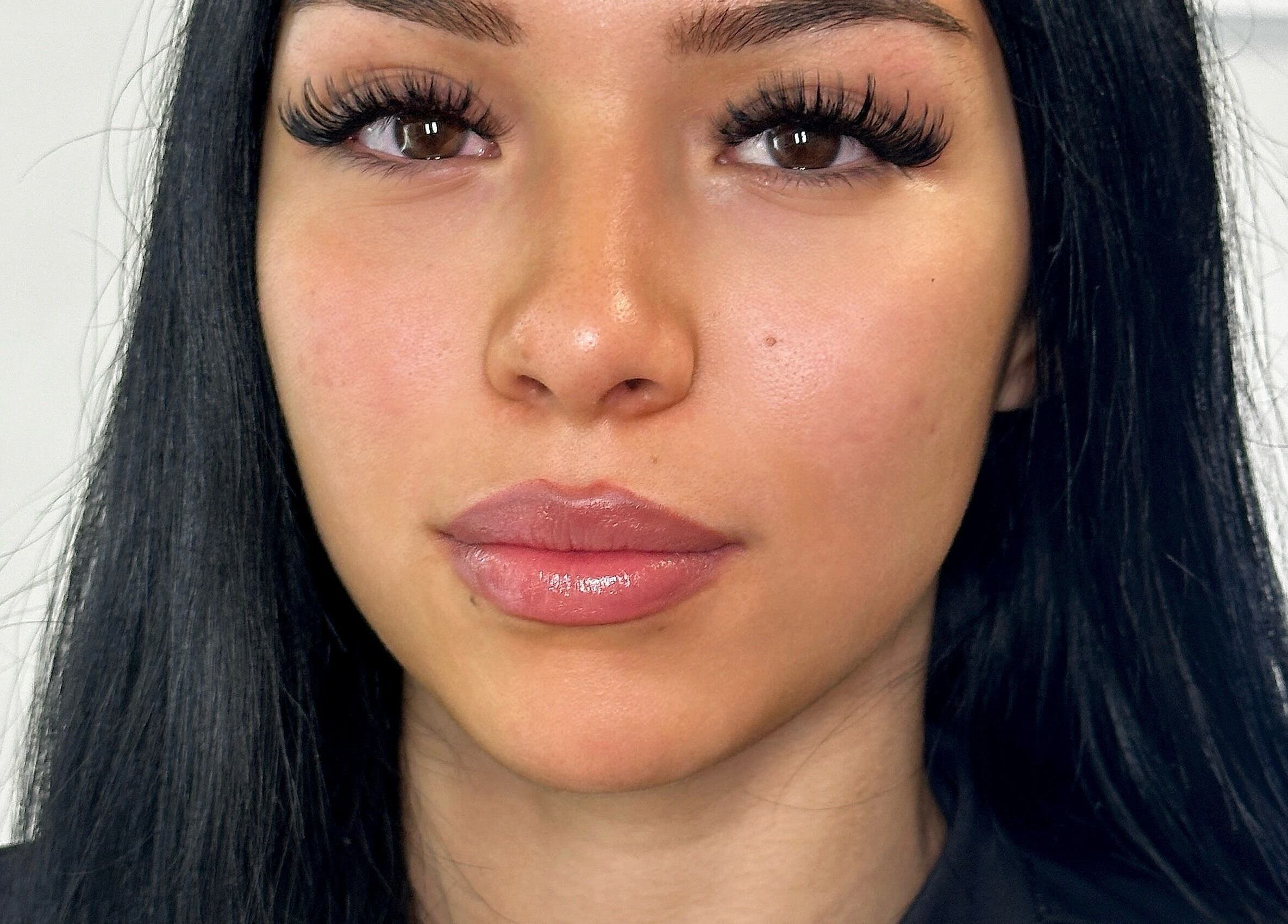 Close-up of styled lashes at Jolee Beauty Co - Prestons, Prestons, New South Wales, AU.