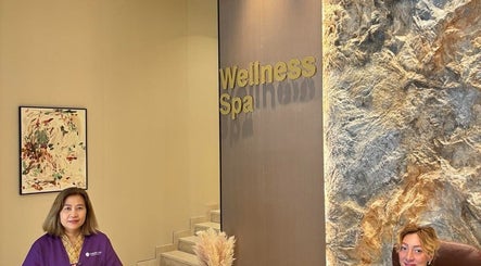 Relaxing entrance at Kamalaya Spa Zlatibor, Zlatibor, RS with welcoming staff and artful decor.