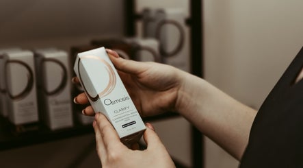 Close-up of Osmosis Clarify serum at Xelia Hair & MediSpa inc, Moncton, New Brunswick, CA.