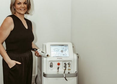 Professional offering laser services at Xelia Hair & MediSpa inc, Moncton, New Brunswick, CA.