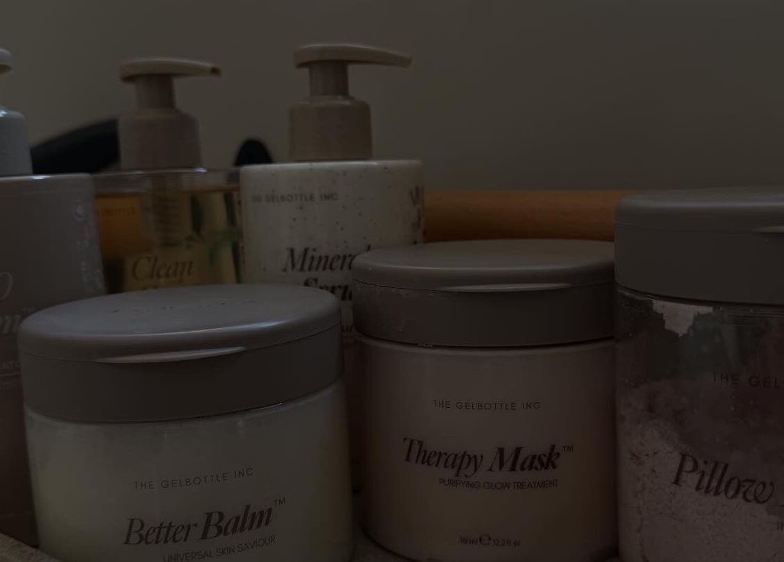 Luxury skincare products at LGD nails, Fareham, England, GB.