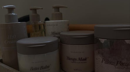 Luxury skincare products at LGD nails, Fareham, England, GB.