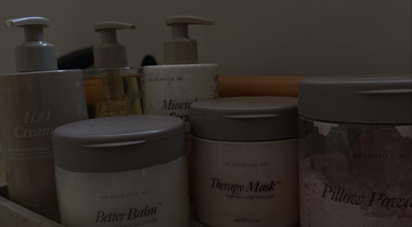 Luxury skincare products at LGD nails, Fareham, England, GB.