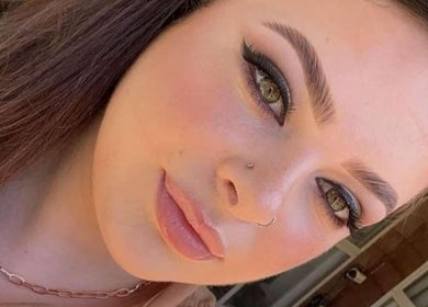 Close-up of a woman's makeup highlighting beauty services at The Beauty Lounge Geelong, North Geelong, Victoria, AU.
