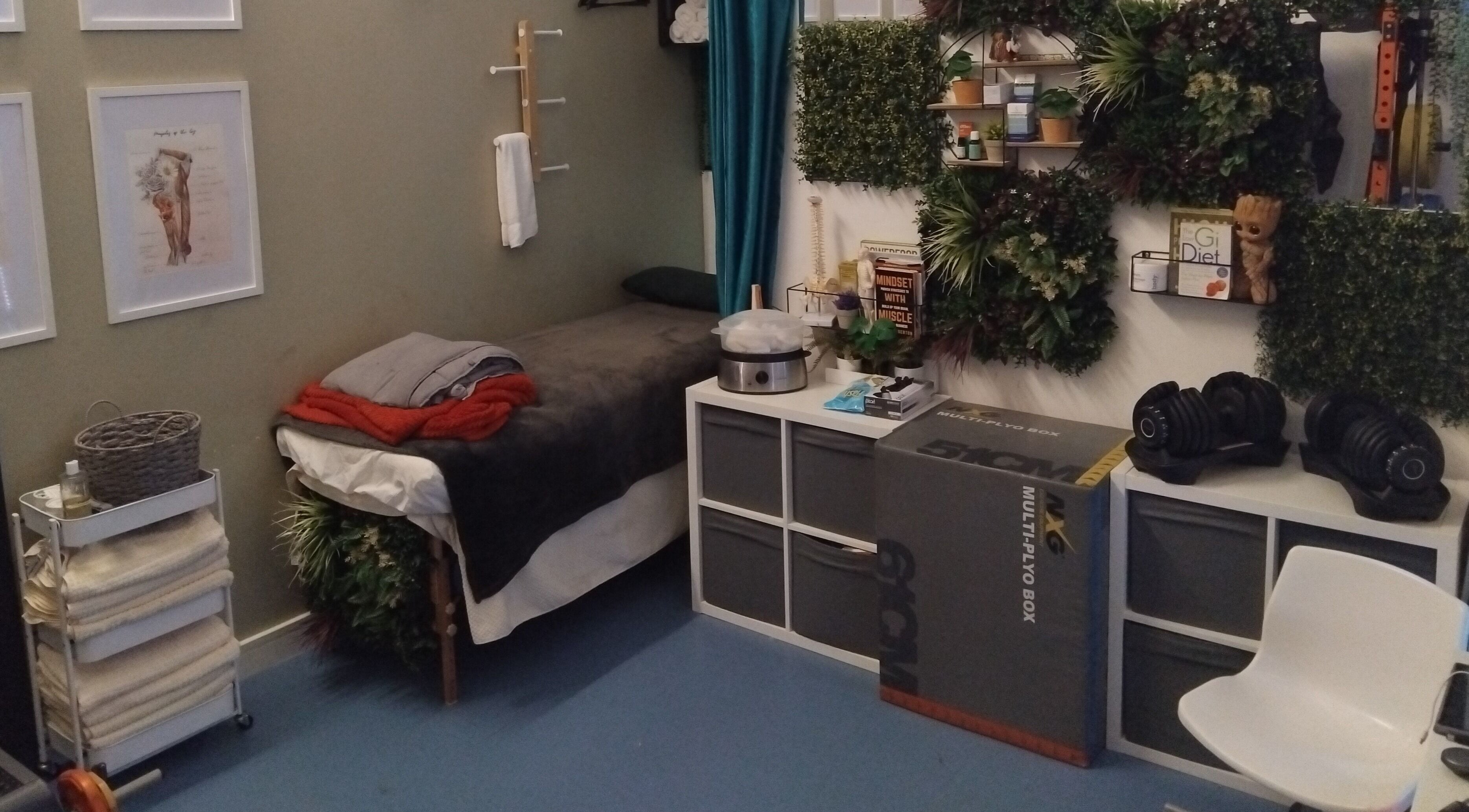Tranquil therapy room at Mode1 Fitness at Everlast Gyms Bangor, Bangor, Northern Ireland, GB.