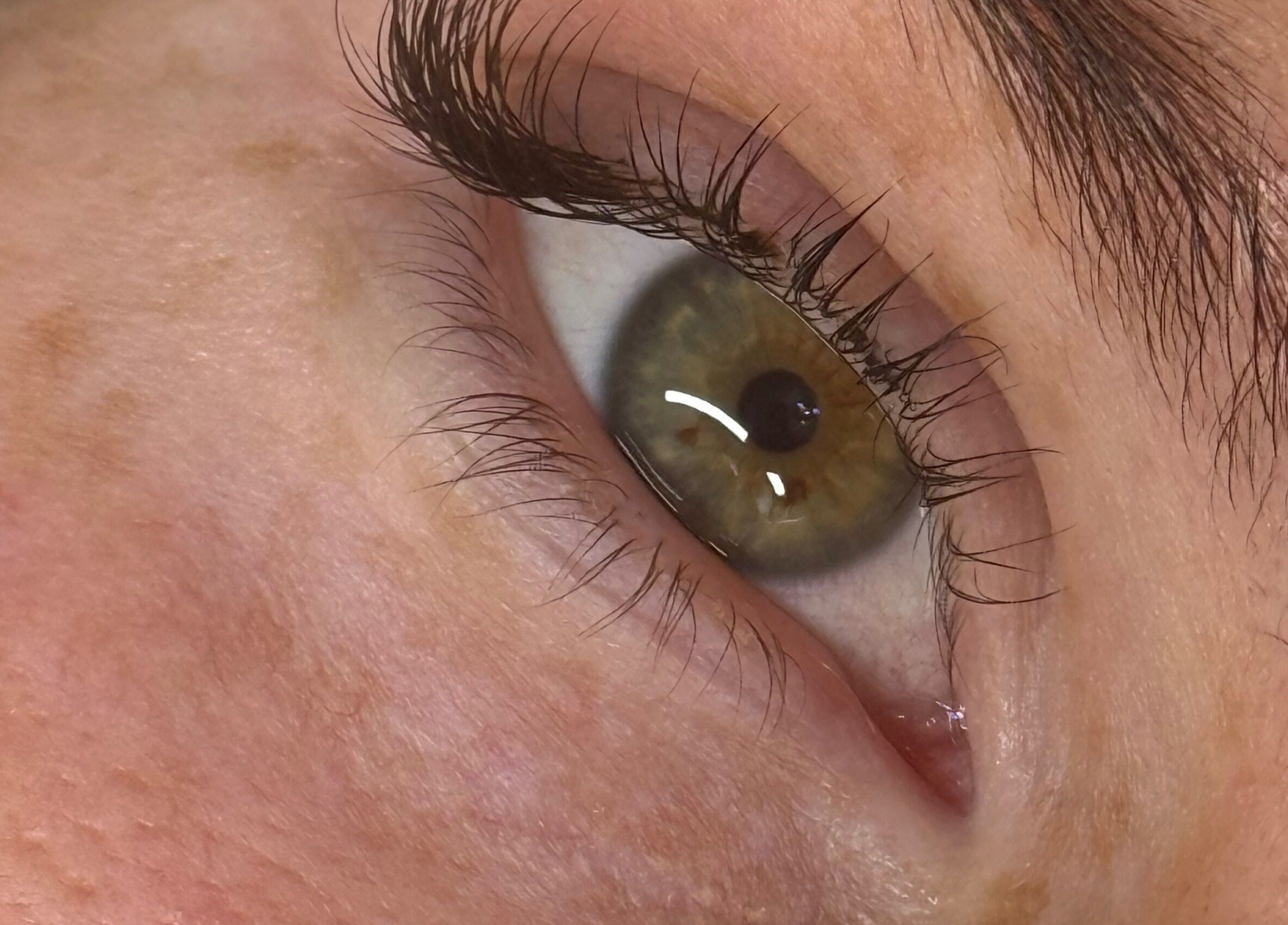 Close-up of expertly crafted lashes at The Lash Studio (Aberdeen), Aberdeen, Scotland, GB.