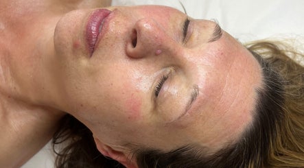Facial treatment at The Glow Collective, Lichfield, England, GB for skin rejuvenation.