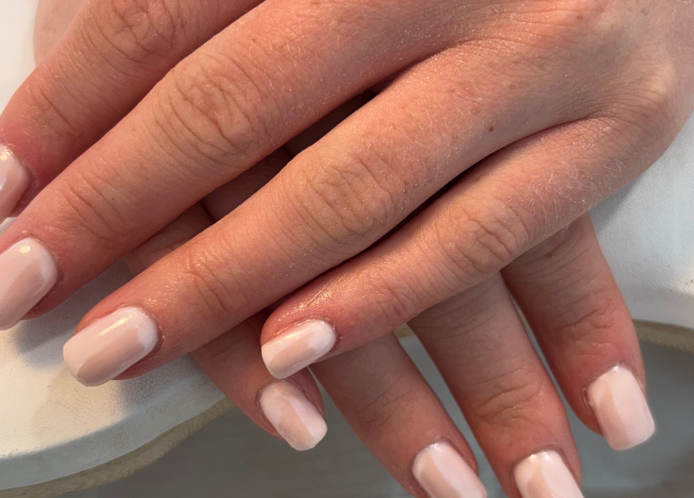 Chic nude manicure at Mini - BY MK, Dublin, County Dublin, IE. Perfect nails for any occasion.