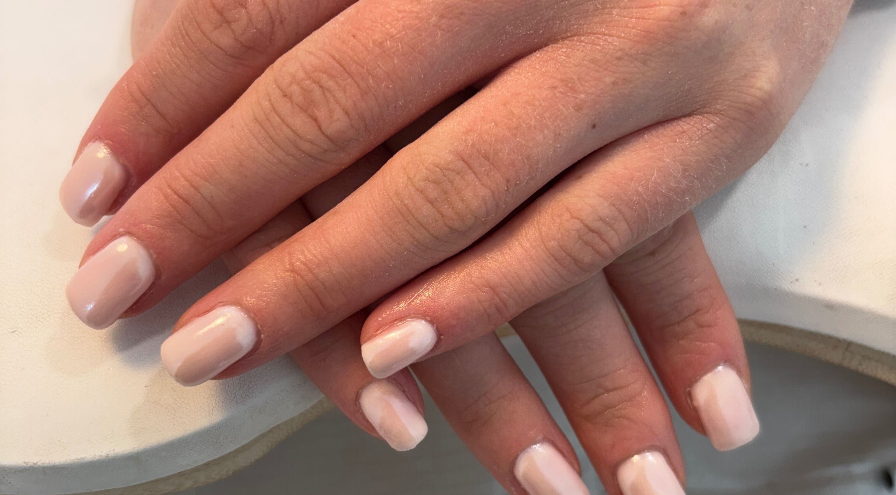 Chic nude manicure at Mini - BY MK, Dublin, County Dublin, IE. Perfect nails for any occasion.