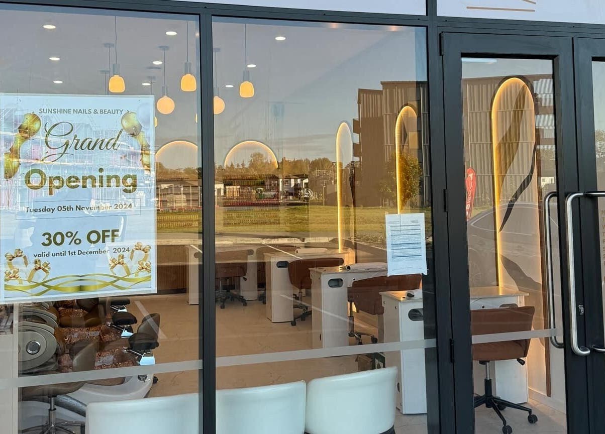 Sunshine Nails & Beauty in Auckland, Auckland, NZ showcases its stylish interior for grand opening.