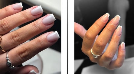Stylish French manicure nails by Chelsea Loren Beauty in Middlewich, England, GB, featuring white tips.