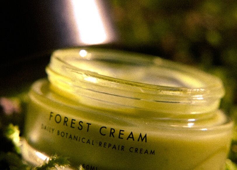 Green Forest Cream showcased at Star Seed + Yoga With Nics, Clapham, London, England, GB.