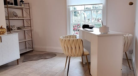 Elegant lounge area inside The Beauty and Holistic Lounge Fakenham in Fakenham, England, GB, with stylish decor.