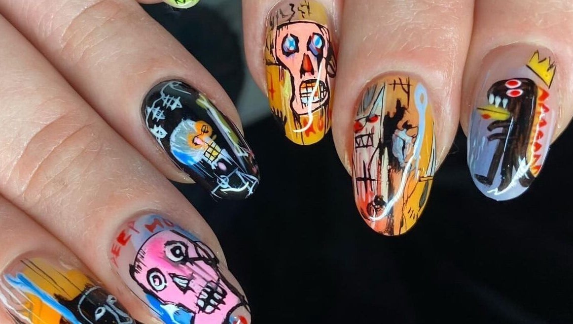 Creative nail art at Miss Betty Rose, Forest Lodge, New South Wales, AU.