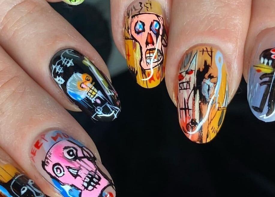 Creative nail art at Miss Betty Rose, Forest Lodge, New South Wales, AU.
