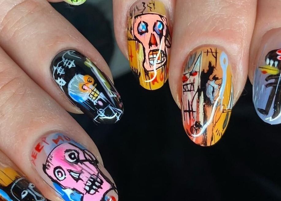 Creative nail art at Miss Betty Rose, Forest Lodge, New South Wales, AU.