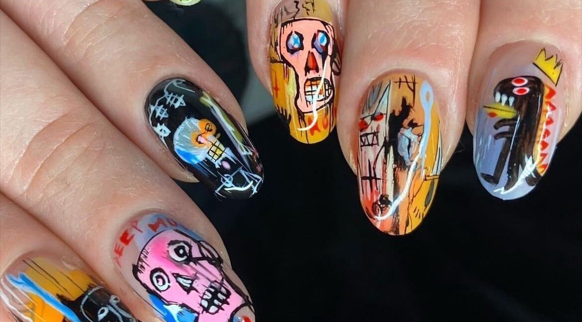 Creative nail art at Miss Betty Rose, Forest Lodge, New South Wales, AU.