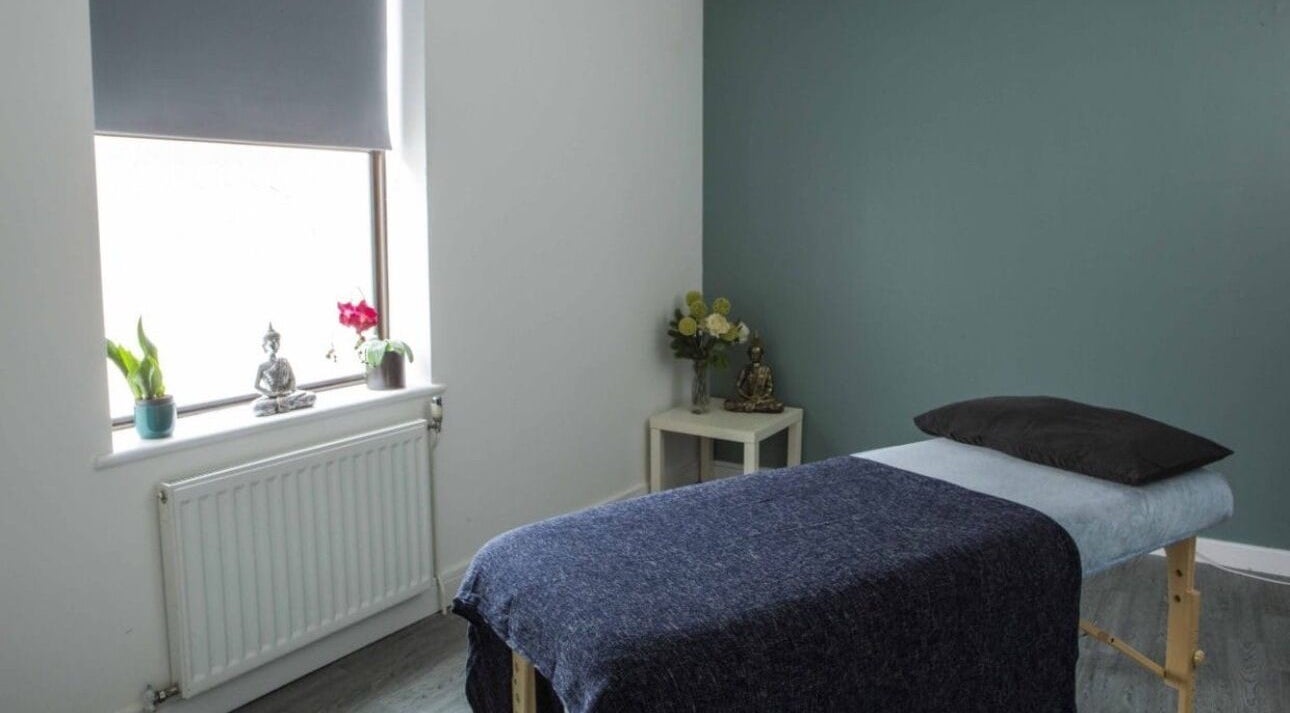 Tranquil massage room at Annayah Aesthetics in Brighton And Hove, England, GB with serene decor.