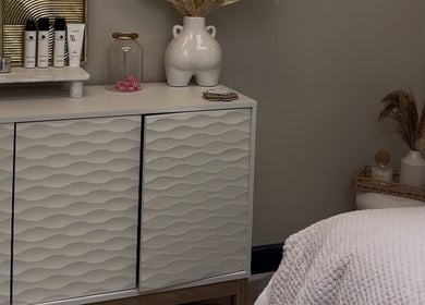 Serene spa room at Enhancedbeauty in Inverness, Scotland, GB featuring elegant decor and wellness products.