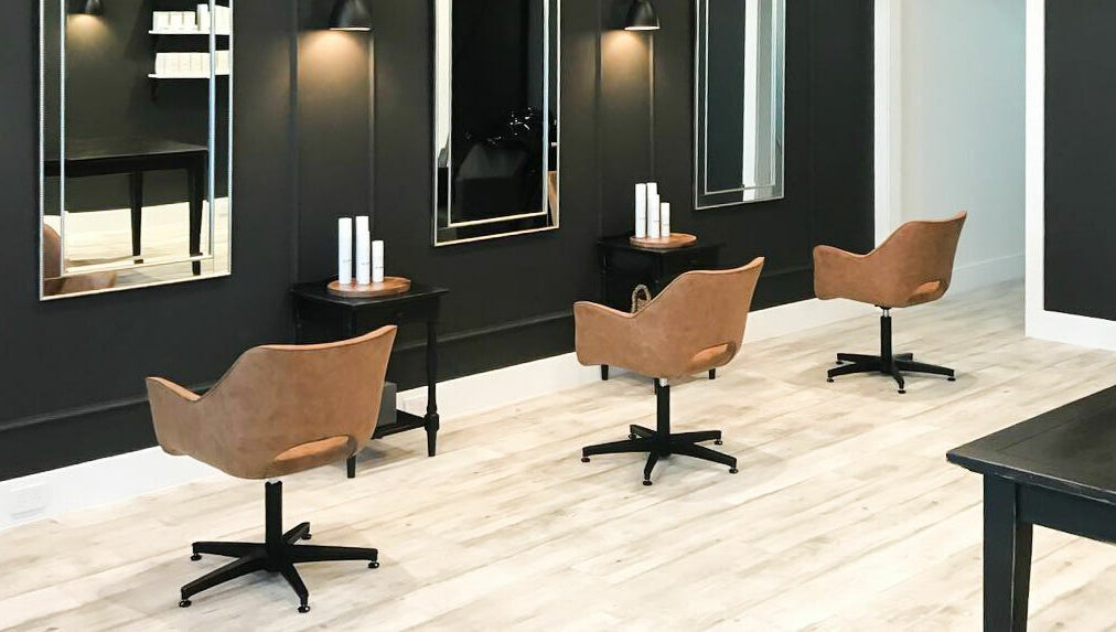 Elegant salon chairs and mirrors at Beautiful by Clariece, Holden Hill, South Australia, AU.