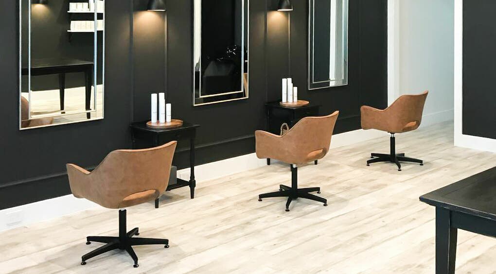 Elegant salon chairs and mirrors at Beautiful by Clariece, Holden Hill, South Australia, AU.