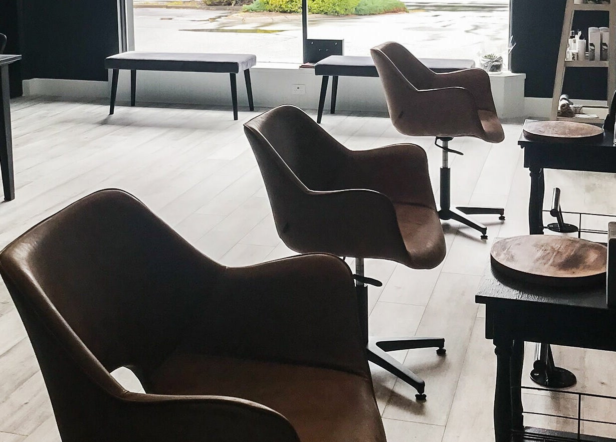 Elegant salon chairs in Beautiful by Clariece, Holden Hill, South Australia, AU, showcasing modern interior design.