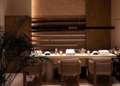 Cozy manicure setup at Senses Spa (Home service), Riyadh, Riyadh Province, SA.